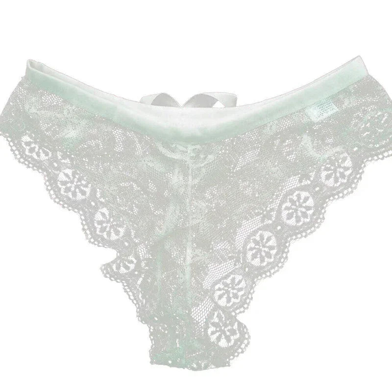 Women’s Seamless Low-Waist Thong Panties – Sexy Lace Lingerie Underwear