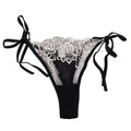 Women’s Embroidered Lace Panties – Sheer Lingerie Briefs