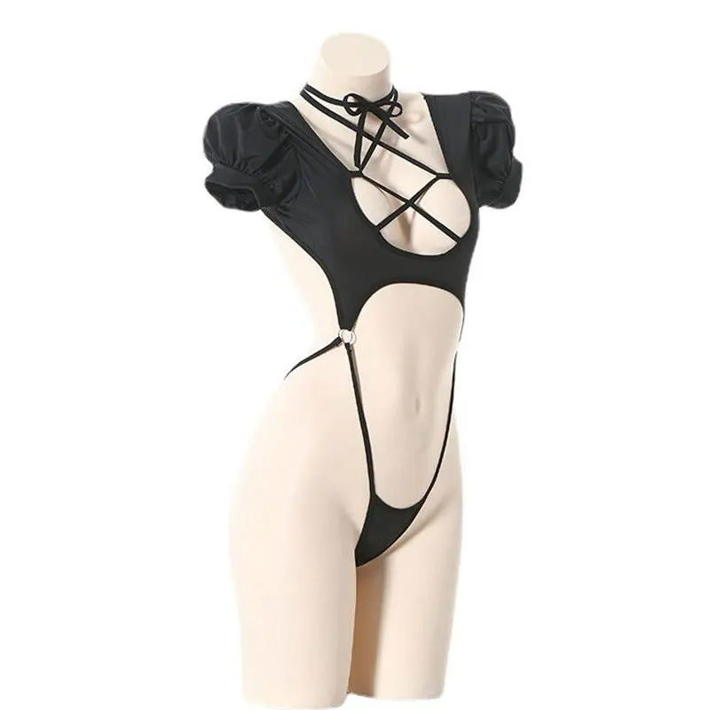 Women’s Sexy Lace Babydoll Chemise Lingerie Dress – Exotic Sleepwear Costume