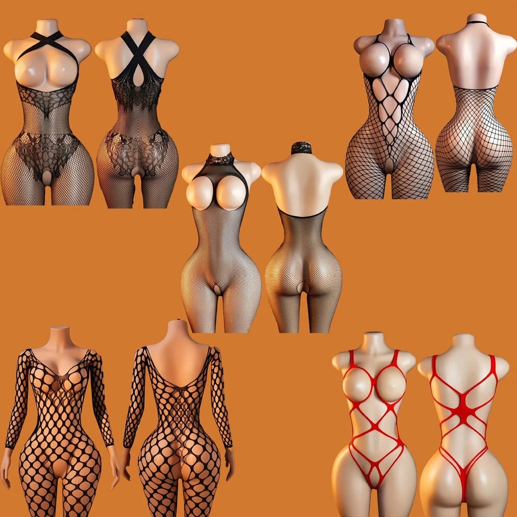 Sheer Mesh Bodystocking – Full-Body Lingerie