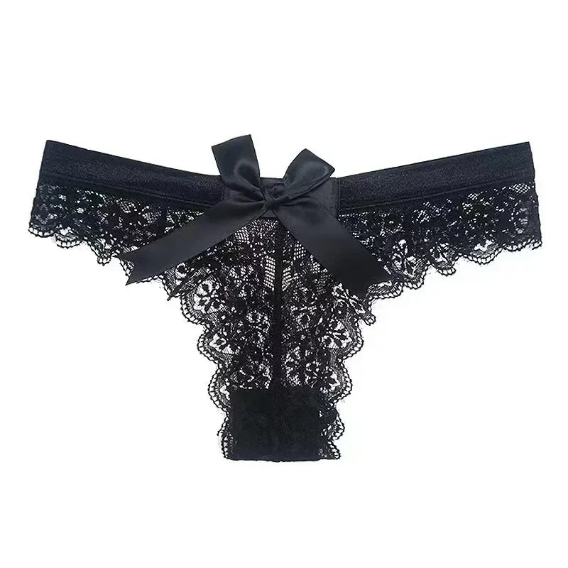 Women’s Seamless Low-Waist Thong Panties – Sexy Lace Lingerie Underwear
