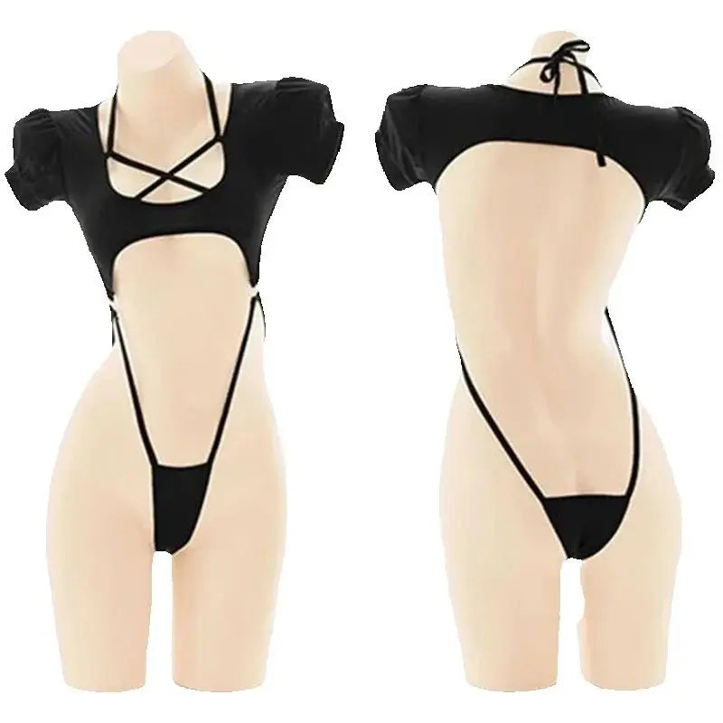 Women’s Sexy Lace Babydoll Chemise Lingerie Dress – Exotic Sleepwear Costume